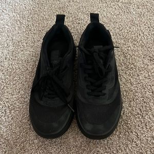 all black ultrarange vans